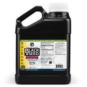 Side of one gallon black seed oil